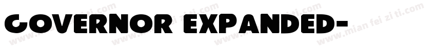 Governor Expanded字体转换